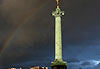 Arc en ciel féérique sur la Bastille...