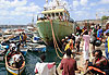 Arrivage au port