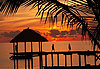 Coucher de soleil sur N�Gouja