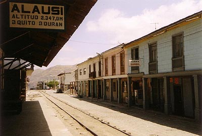 Embarquement pour le petit train des Andes