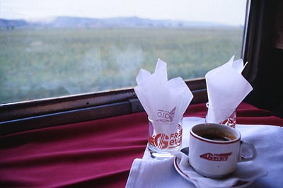 Dans le train Budapest-Bucarest, le 4 juillet 2002