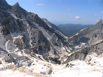 D�o� vient le marbre d�Italie ?  