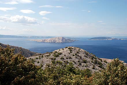 Grand �cran sur la c�te du Velebit 