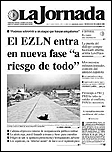 Le journal La Jornada, source d'information sur les &eacute;v&eacute;nements du Chiapas.