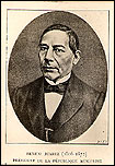 Benito Juarez (1806-1872). Pr�sident de la R�publique Mexicaine. � Phototh�que Hachette