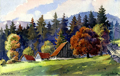 Par la cr�te des Vosges