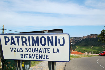 Sur la route des vins, � Patrimonio