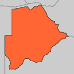 Carte Botswana