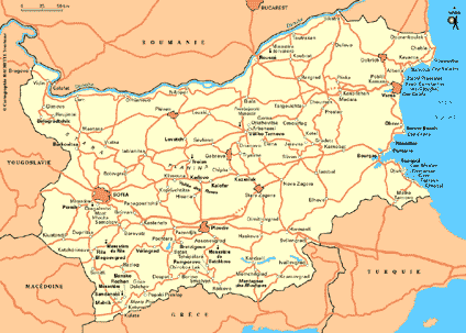 Carte Bulgarie : Plan Bulgarie - Routard.com