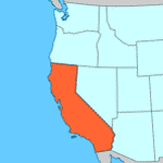 Carte Californie