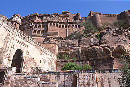 Jodhpur. Fort de Mehrangarh