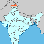 Carte Ladakh