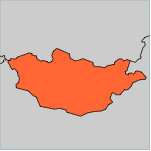 Carte Mongolie