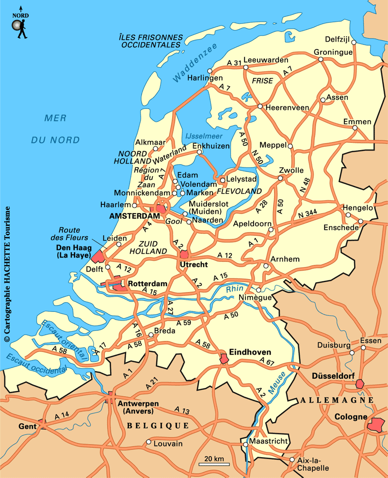 carte-hollande-tourisme