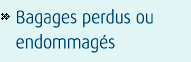 Bagages perdus ou endommag�s