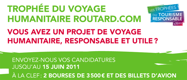 Le troph�e du voyage humanitaire routard.com