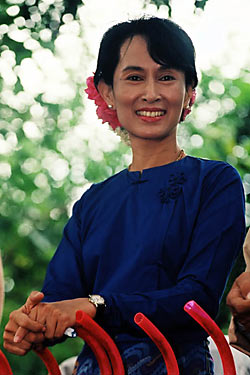 Aung San Suu Kyi © Thierry Falise