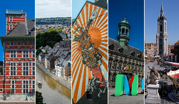 Belgique : 5 villes de culture en Wallonie.