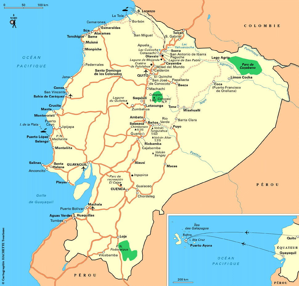 Carte Equateur - Plan Equateur