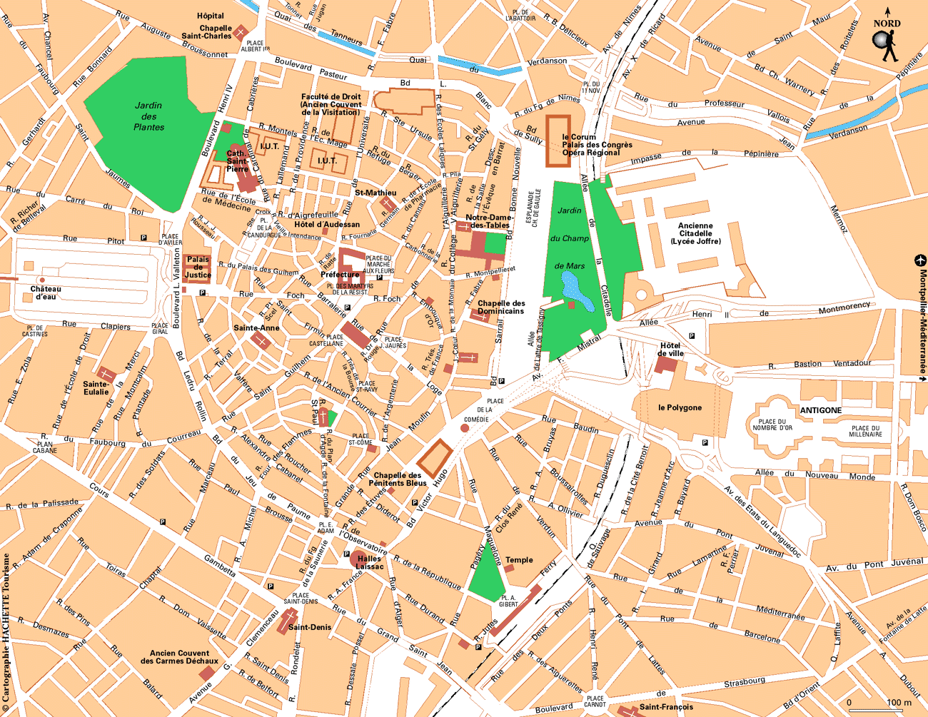 Carte Montpellier - Plan Montpellier