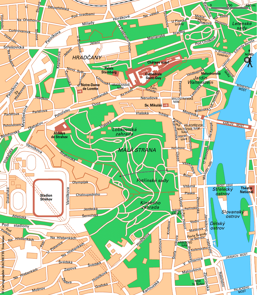 Carte Prague Ouest - Plan Prague Ouest