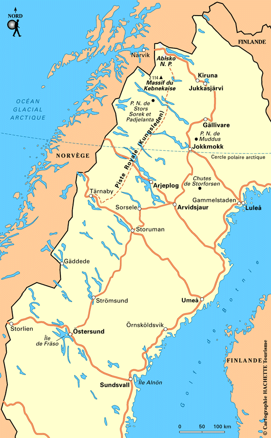 Cartes de la Laponie