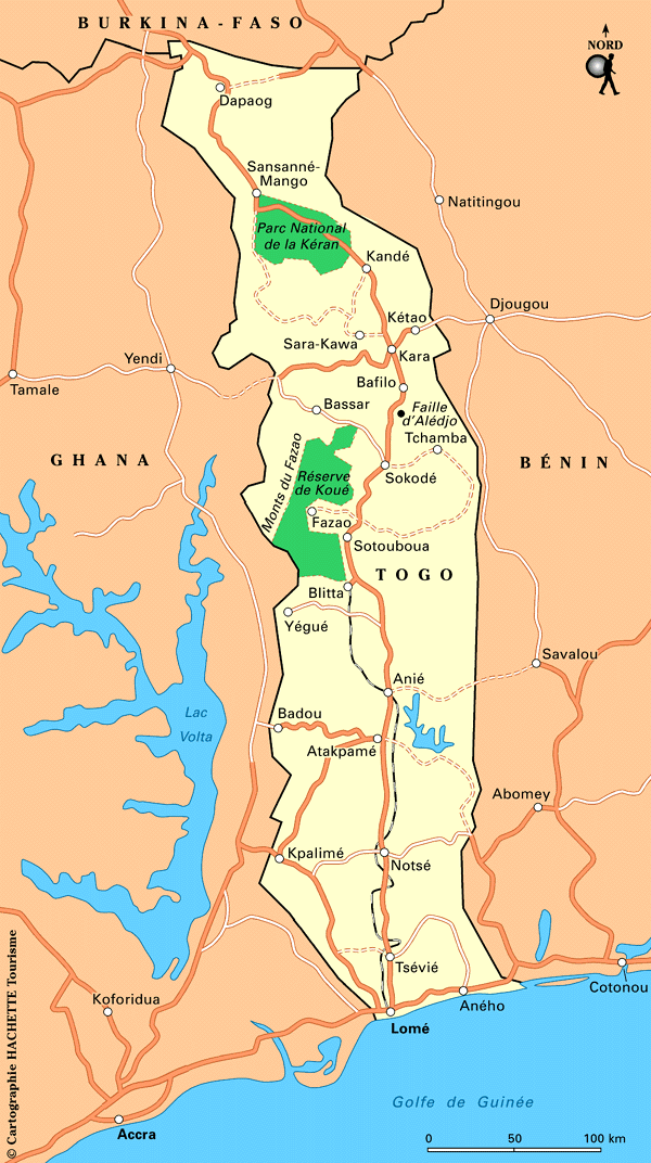 Carte Togo - Plan Togo